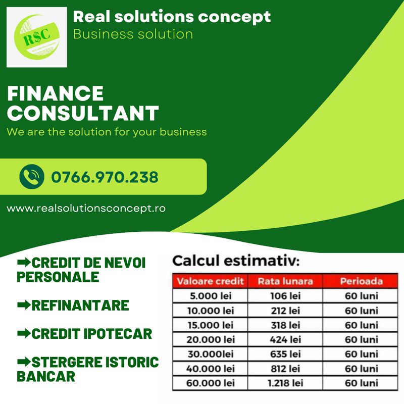 Real Solutions Concept - Consultanta financiar-bancara